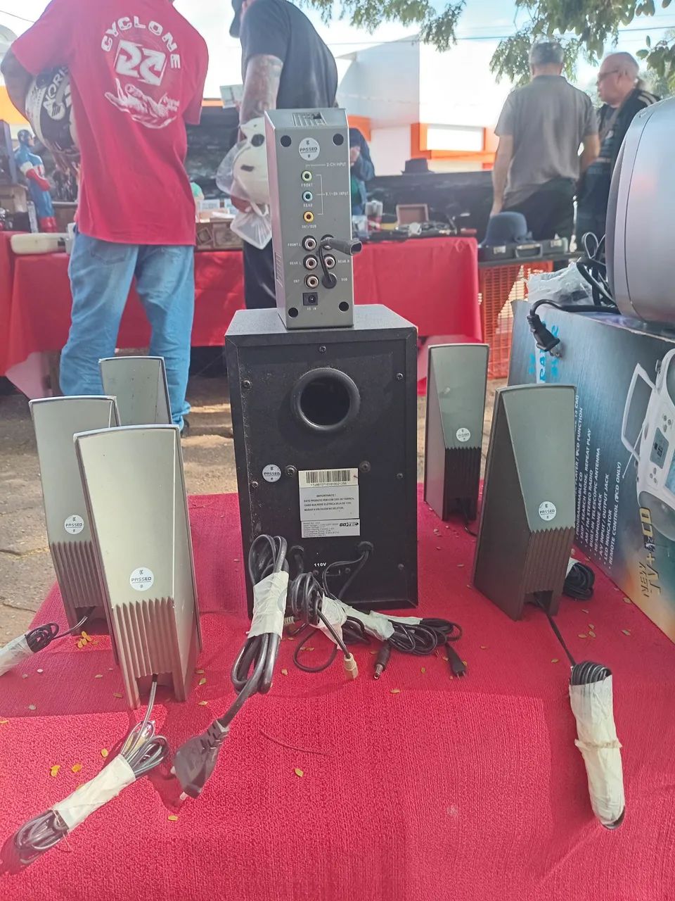 Conjunto de som multimídia.  - Foto 3