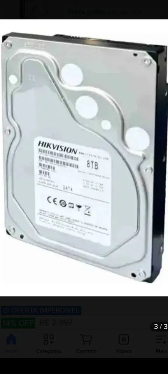HD 8 TB HIKVISION - Foto 3