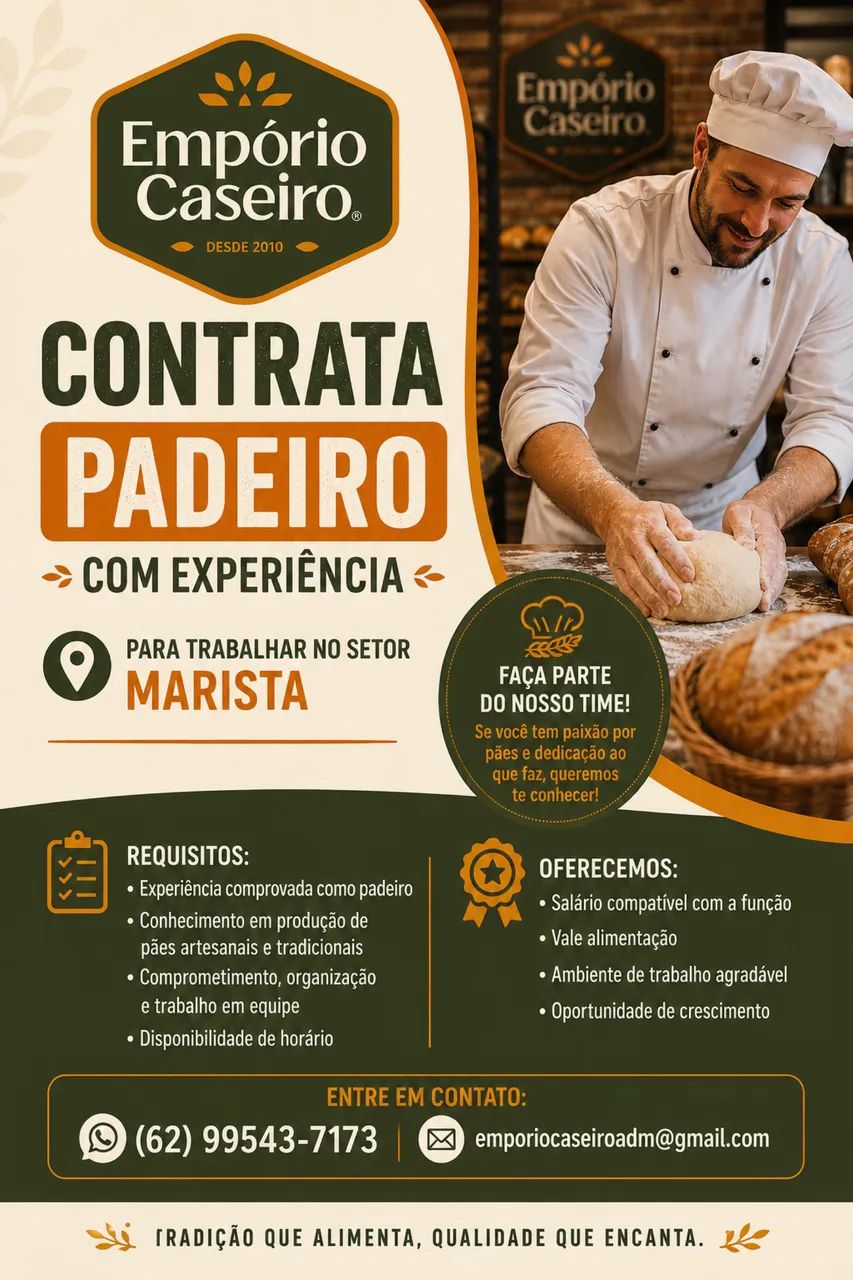 Contrata padeiro