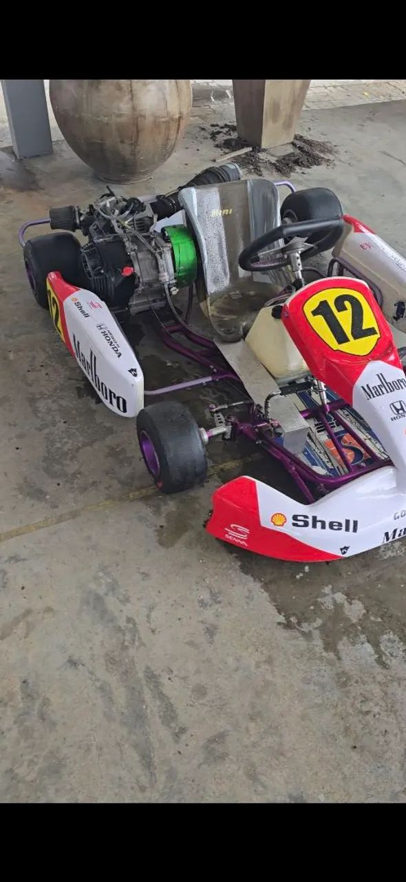 Kart Profissional 2012 Gabaritado + Motor Honda 18HP - Pronto para Pista