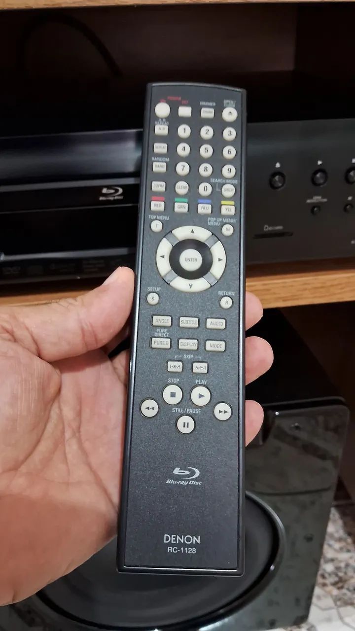Blu-ray denon bdp 2010 c controle. - DVD, Blu-Ray e Vídeo Cassete