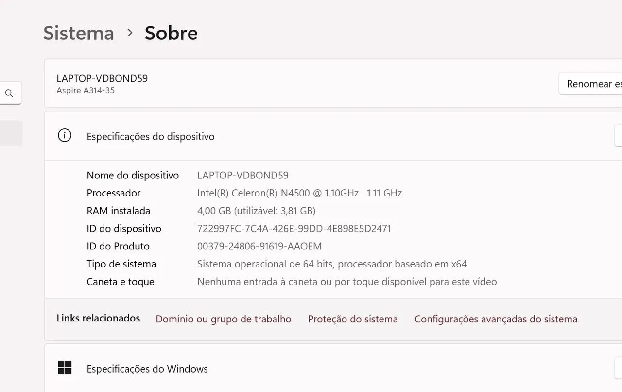 Notebook Acer Aspire 3 - Foto 4