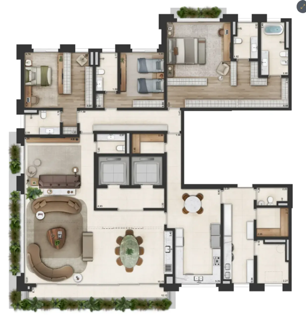 PLANTA 331m²