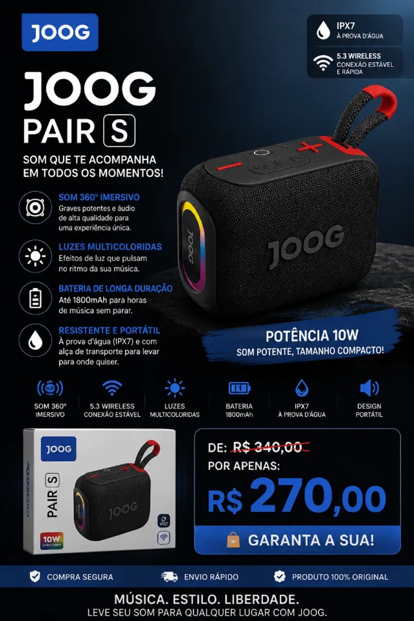Caixa de som - JOOG - Foto 4
