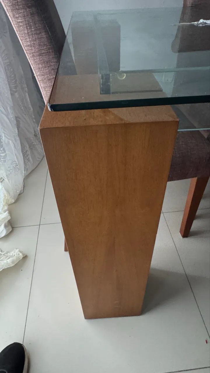Mesa tampo de vidro  - Foto 3