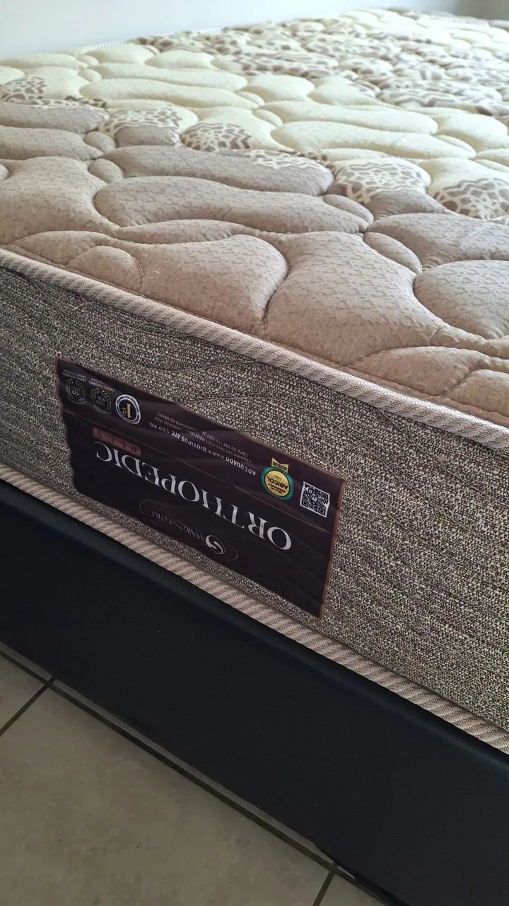 Cama box com colchão ortopédico  - Foto 2