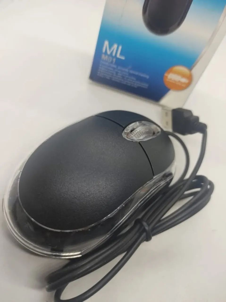 Mouse USB Óptico Convencional com Design Ergonômico - Foto 3