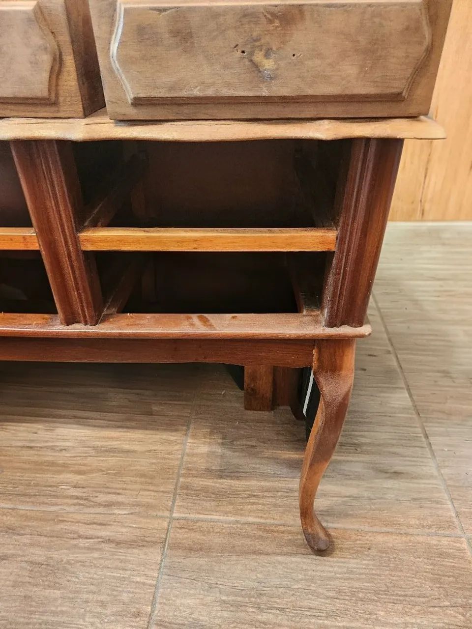 Penteadeira provençal 4 gavetas espelho bisotado.  - Foto 4