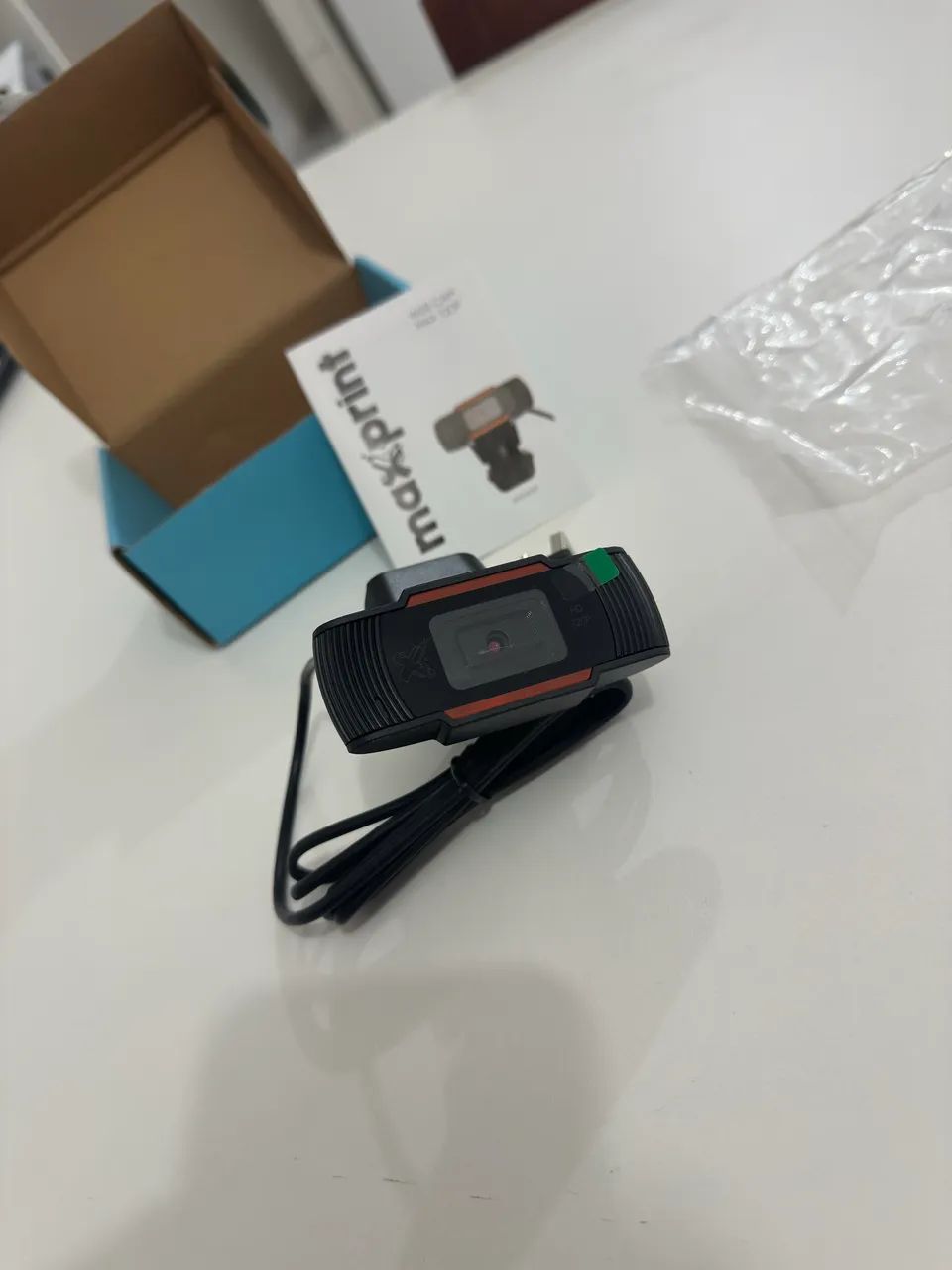 Webcam Maxprint 720p com Microfone - NOVA NA CAIXA - Foto 3