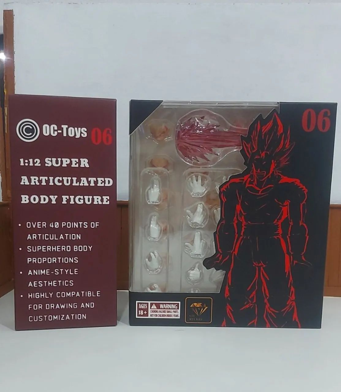 Vegito OC Toys versão vermelha