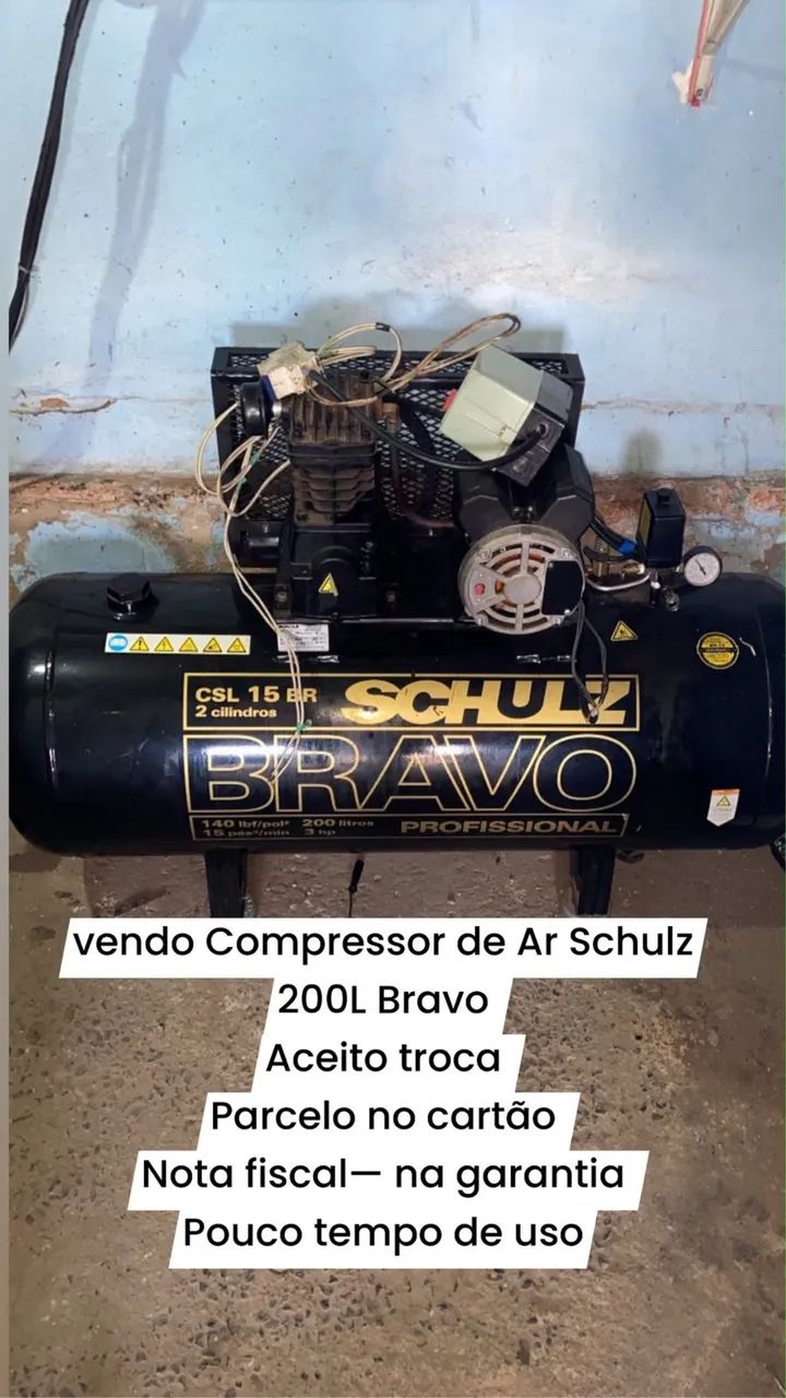 Vendo ou troco compressor Top Seme novo
