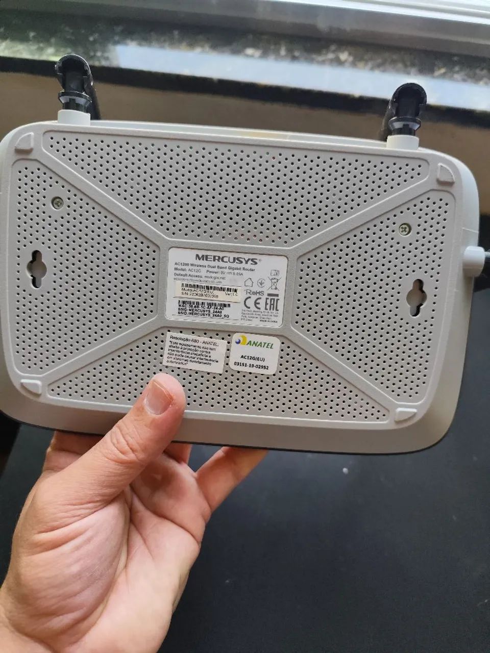Vendo Roteador Mercusys modelo AC12G  - Foto 3