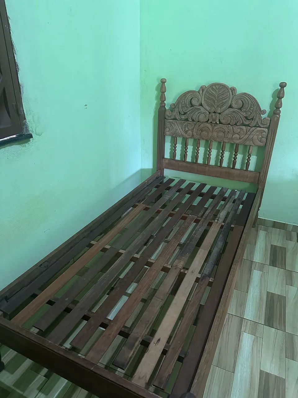 Cama em sucupira torneada solteiro  - Foto 3
