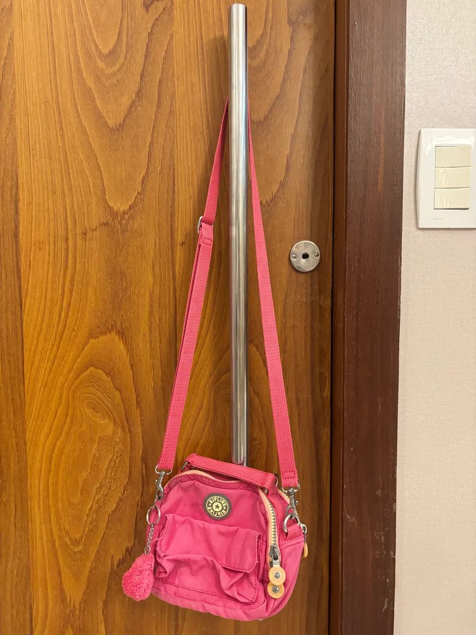 Bolsa Kipling Rosa - Foto 5