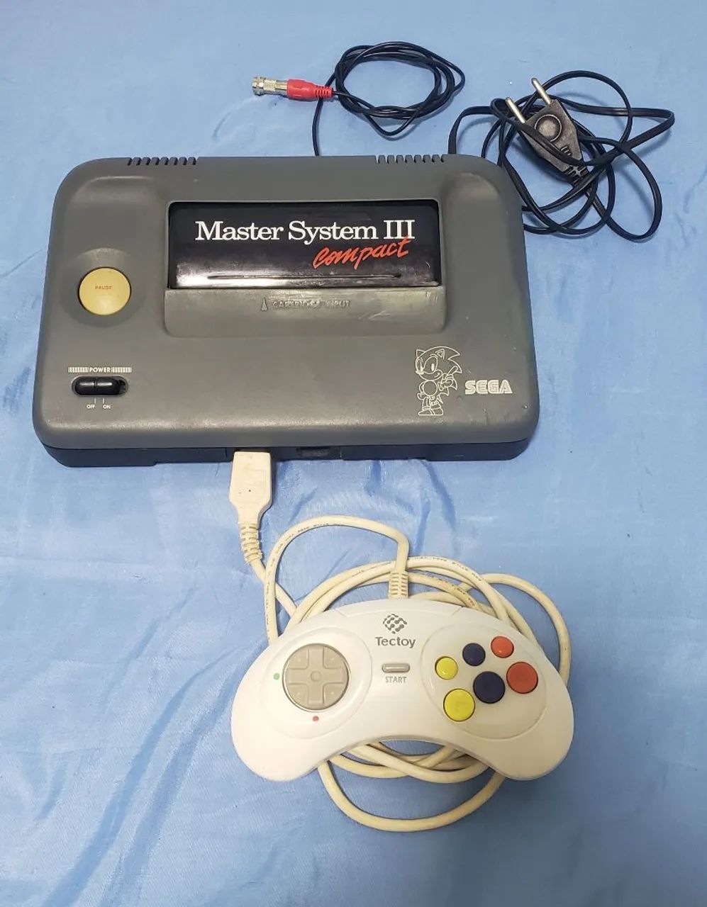 Master System 3 com Sonic na memória 