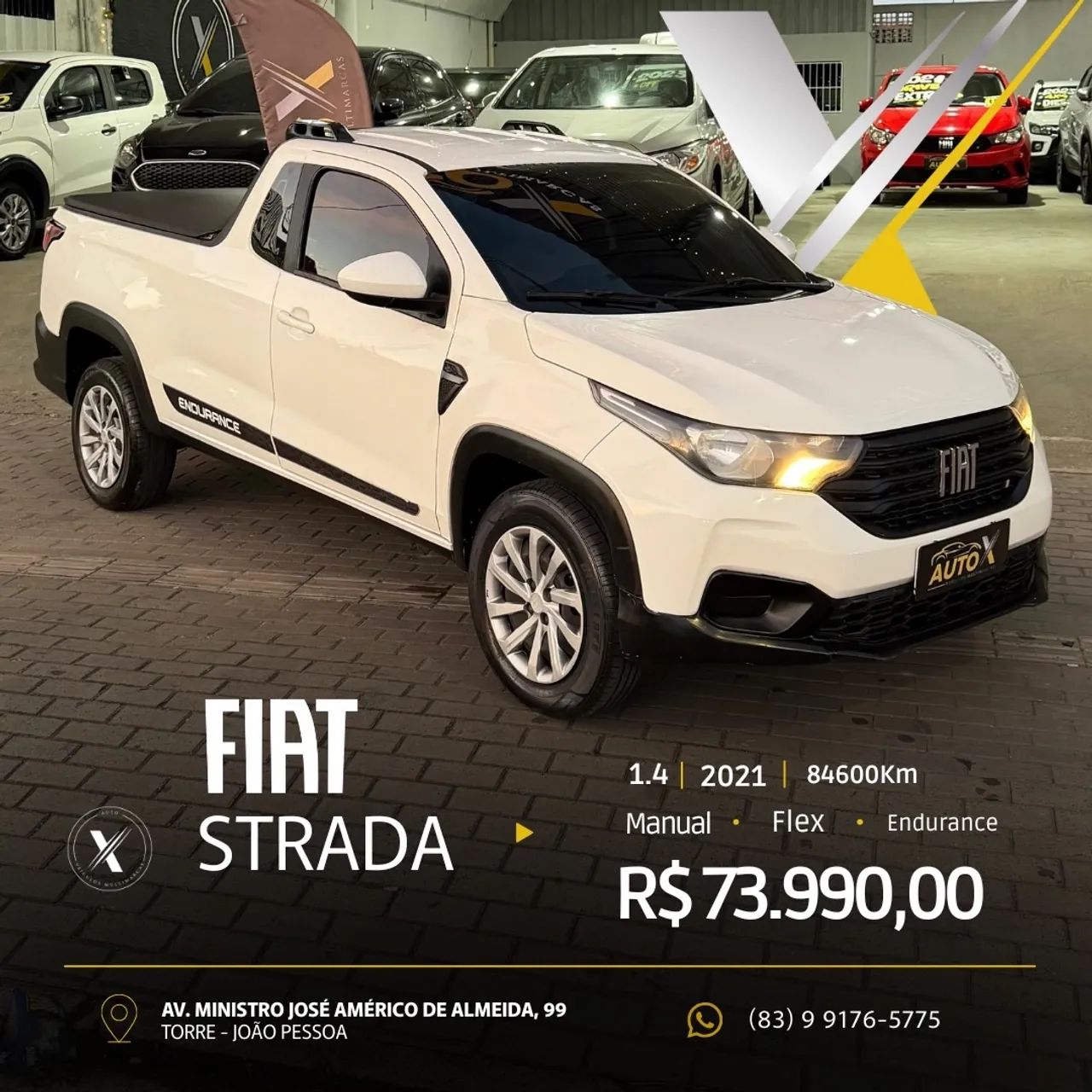 Fiat Strada Strada Endurance 1.4 Flex 8V CS Plus 2021