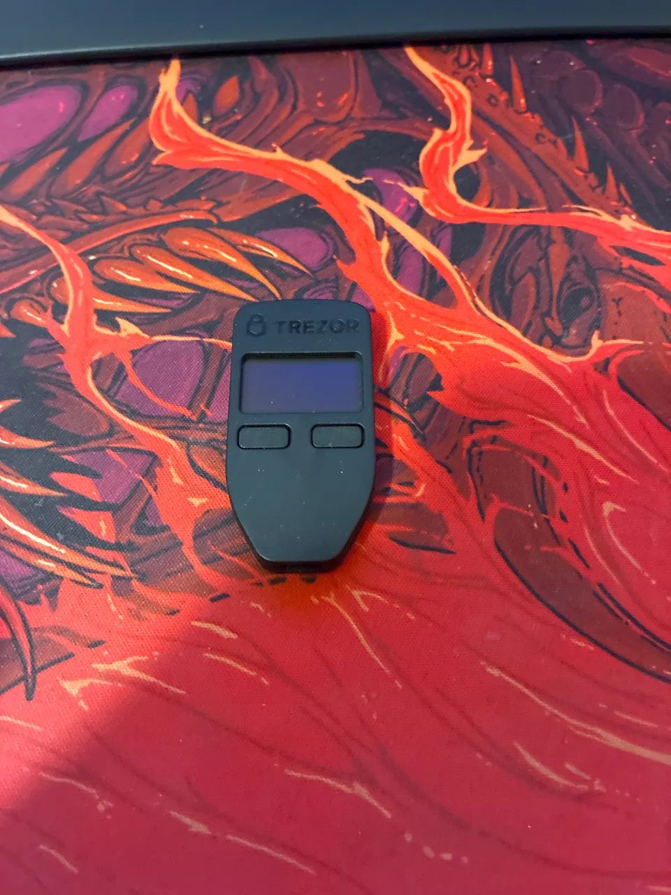 Carteira de criptomoedas Trezor Model One preto