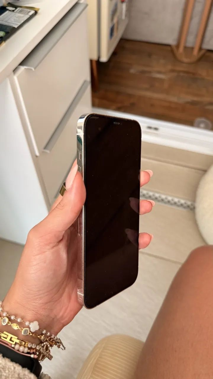iPhone 12 Pro Max 128GB Silver - Caixa Original, Muito Conservado - Foto 5