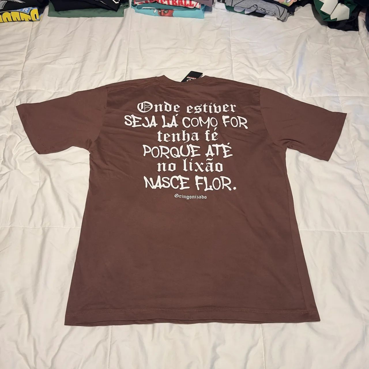 camiseta gringonizado marrom gg - Foto 2