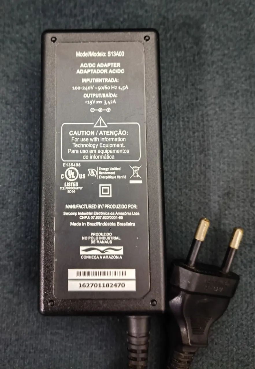 Carregador, notebook S13A00