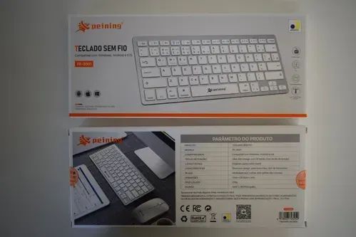 Kit Teclado e Mouse sem Fio Peining - Foto 3