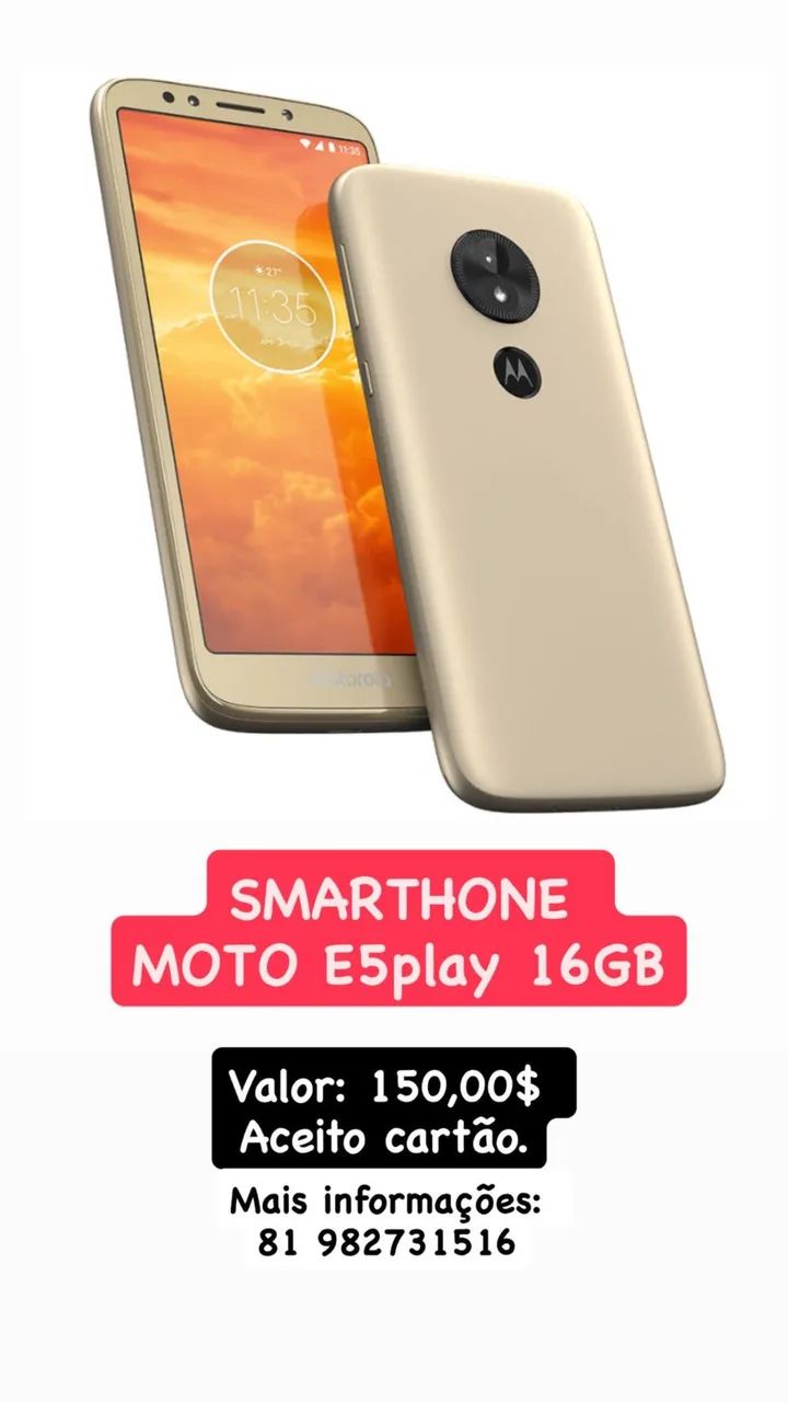 MOTO E5play 16GB - Foto 2