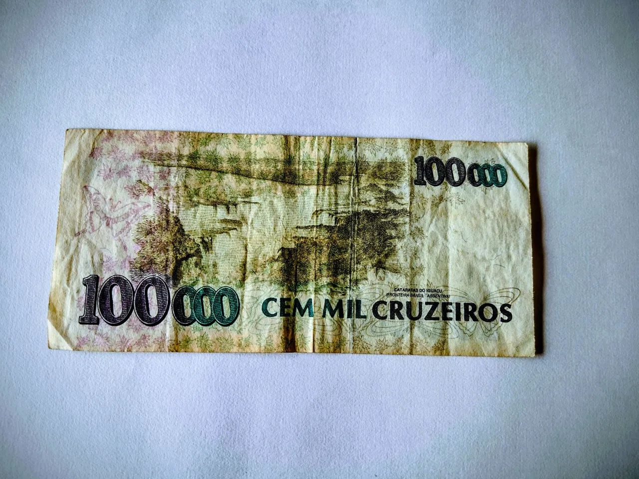 Cédula 100.000 cruzeiros  - Foto 2
