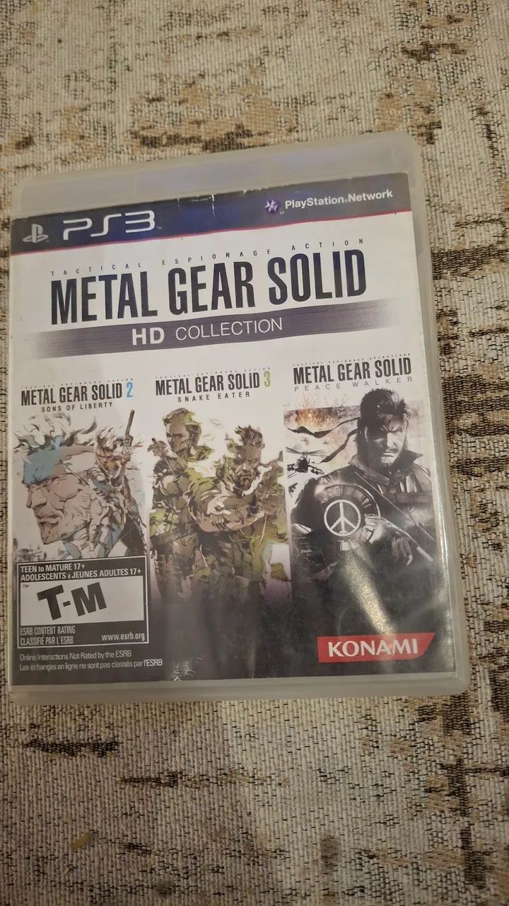 Metal gear solid HD COLLECTION ps3