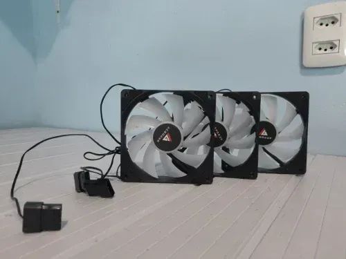 Kit 3 Fans Acegeek 120mm - Foto 2