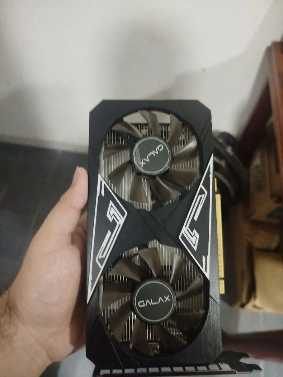 Placa de vídeo galax geforce gtx 1650 ex plus 1 click oc 4gb ddr6 128bit
