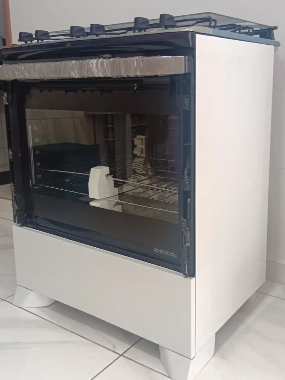 Fogão Electrolux 5 bocas - Efficient C/ PerfectCook - Branco - 220V - Foto 2