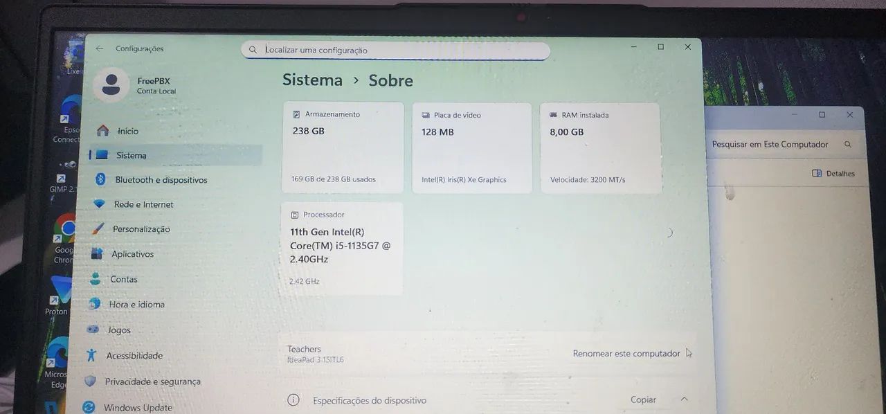 Notebook i5 8GB SSD 256GB Muito Rápido | Estado de Novo | Oportunidade - Foto 2