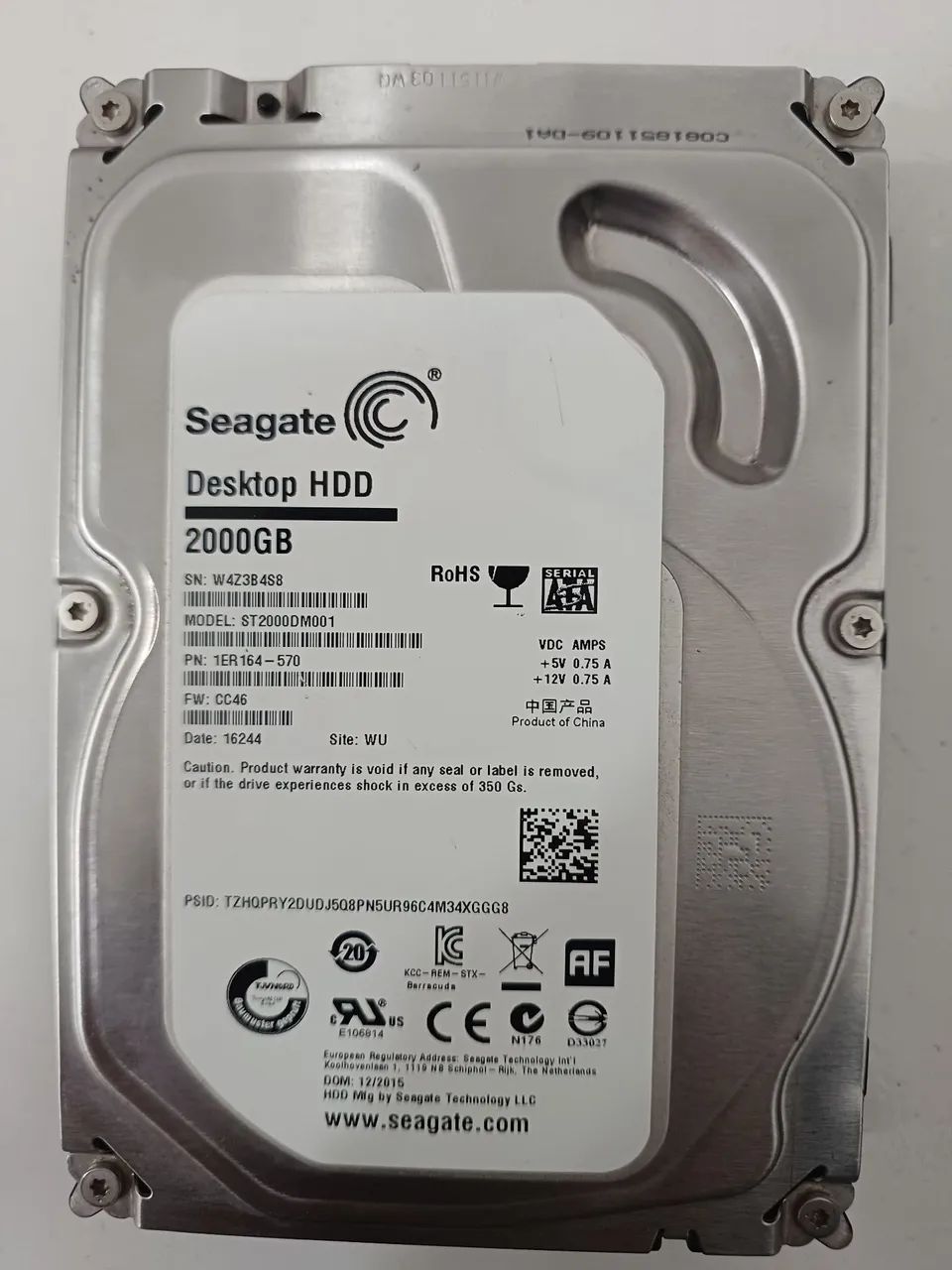 Hd 2tb seagate cftv dvr nvr cpu  - Foto 5