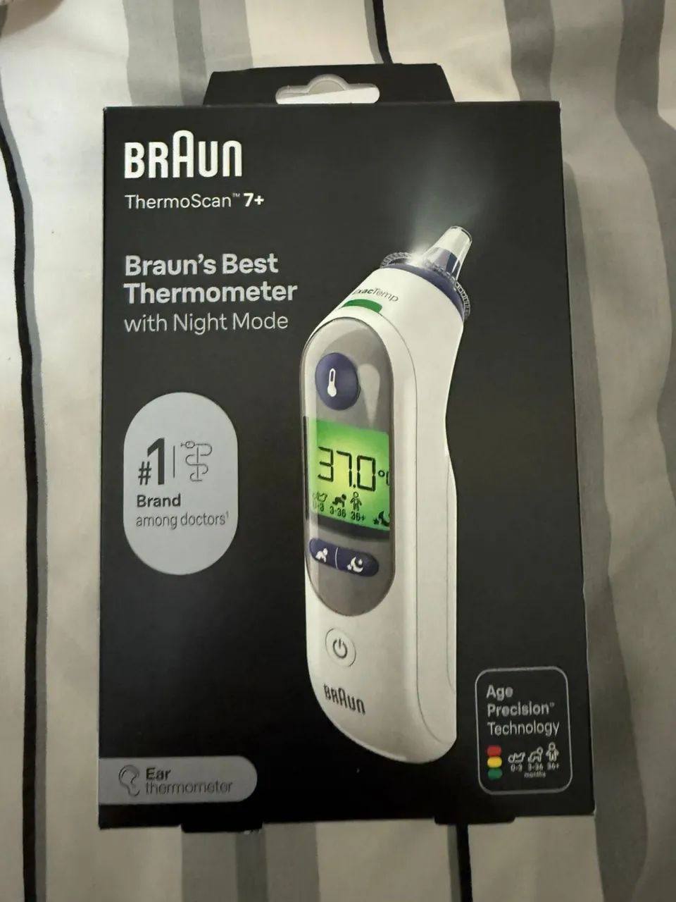 termômetro auricular Braun ThermoScan 7+ com Night Mode