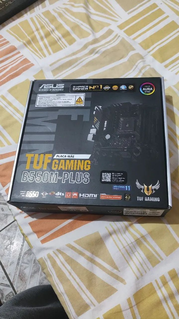 Placa mãe B550 B550M-Plus TUF Gaming (AM4) - Foto 3
