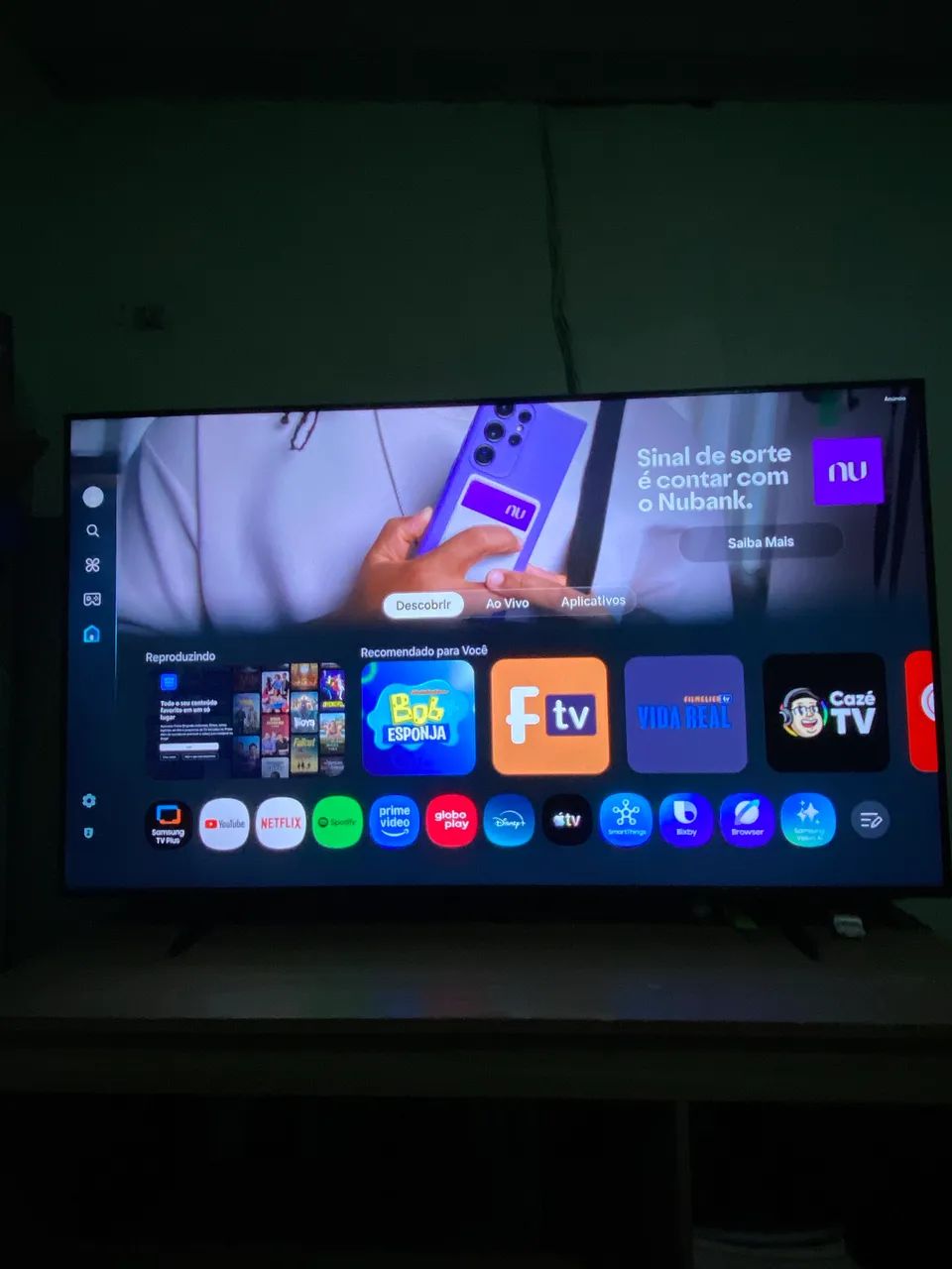 Samsung Crystal UHD 4K Smart TV 55 - Semi Nova