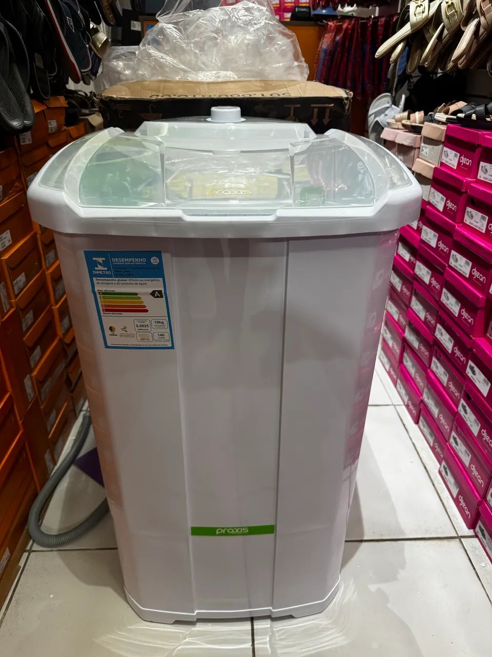 LAVADORA SEMI-AUTOMÁTICA PRÁXIS 10KG