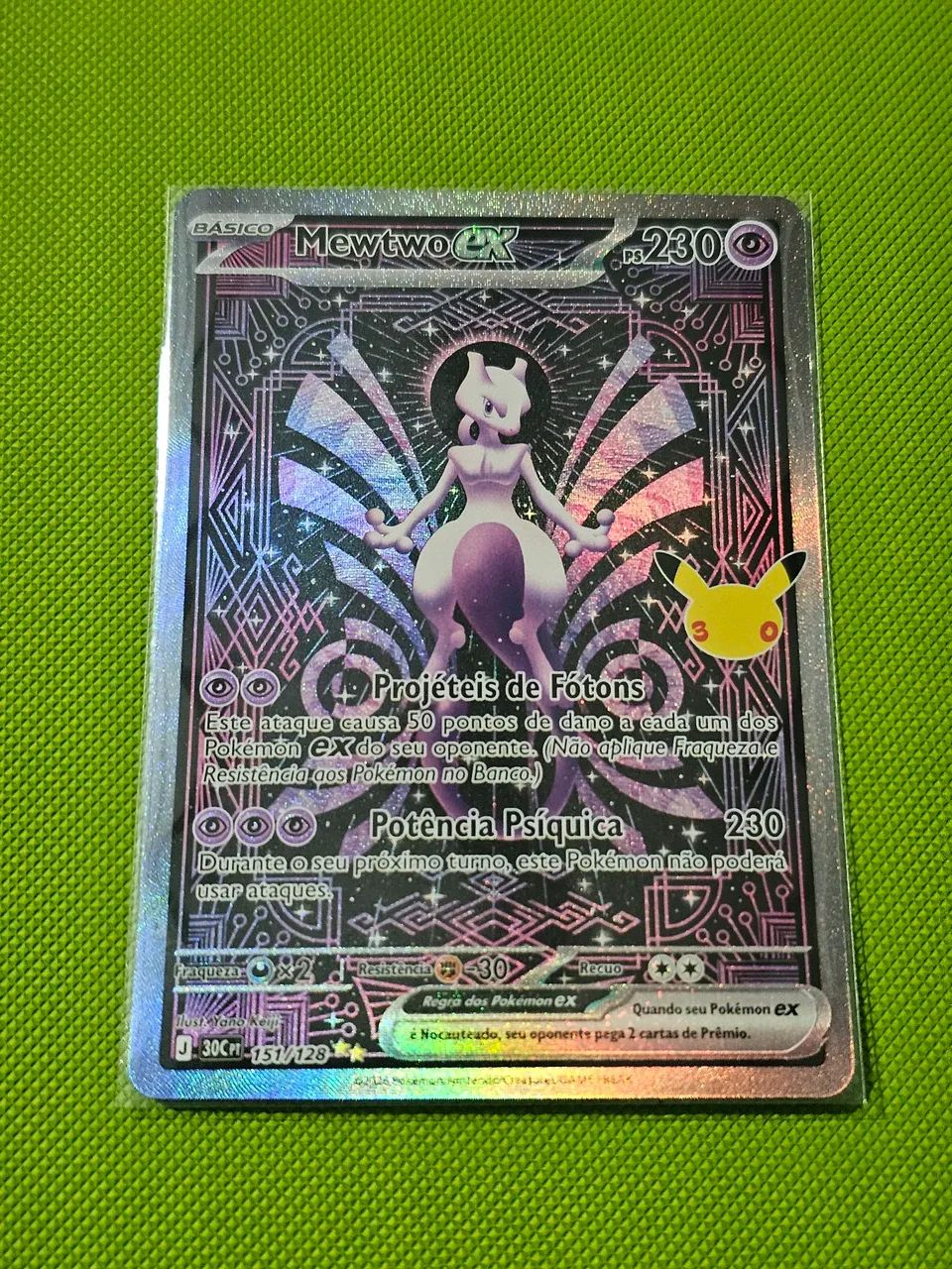 Mewtwo ex 30 anos pokemon 
