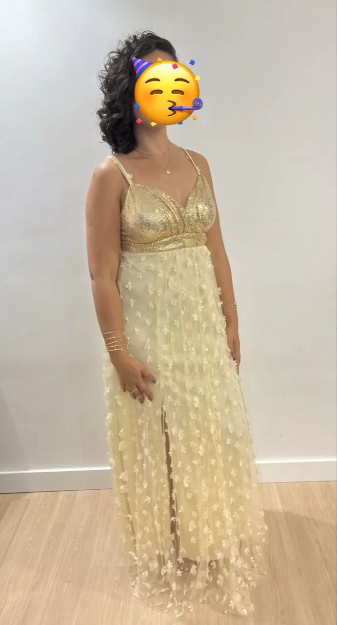 Vestido longo de gala