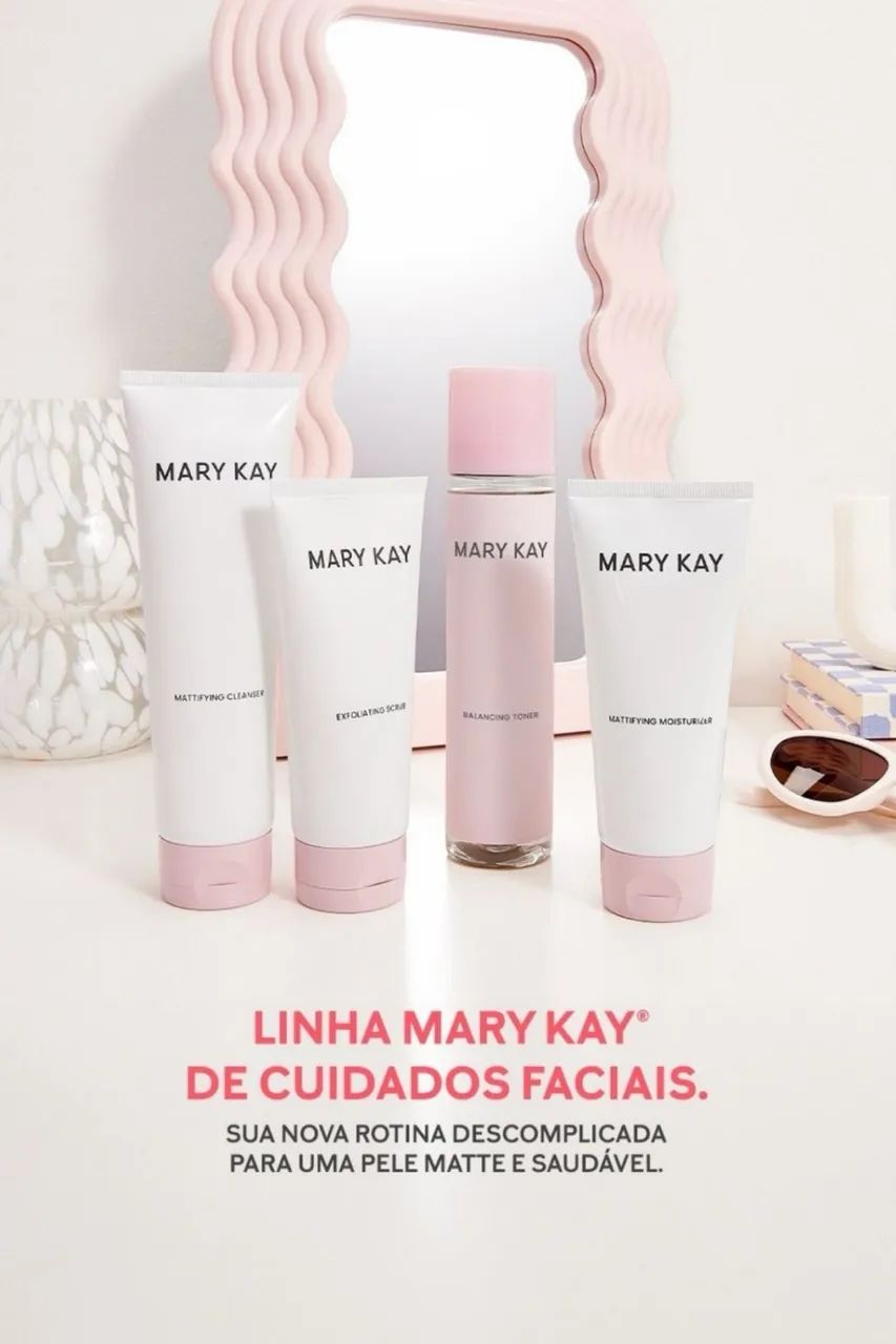 Linha Mary Kay de Cuidados Faciais Kit completo 