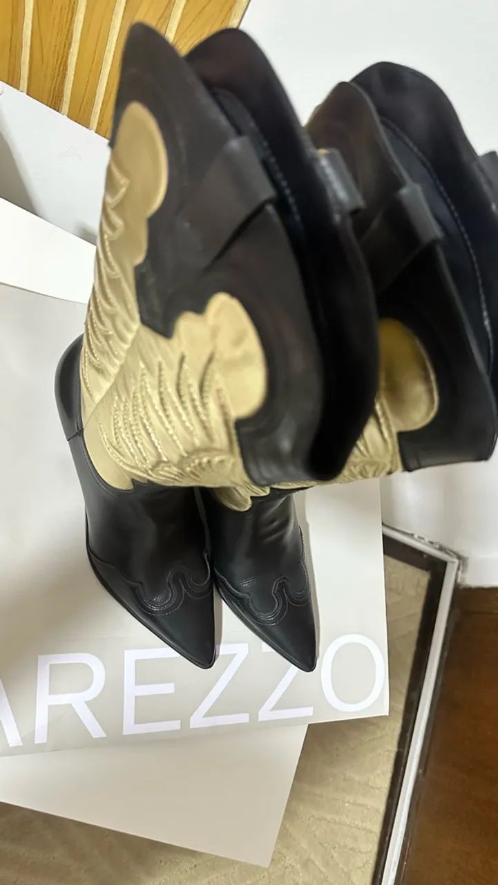 Bota Arezzo western 34 nova  - Foto 3