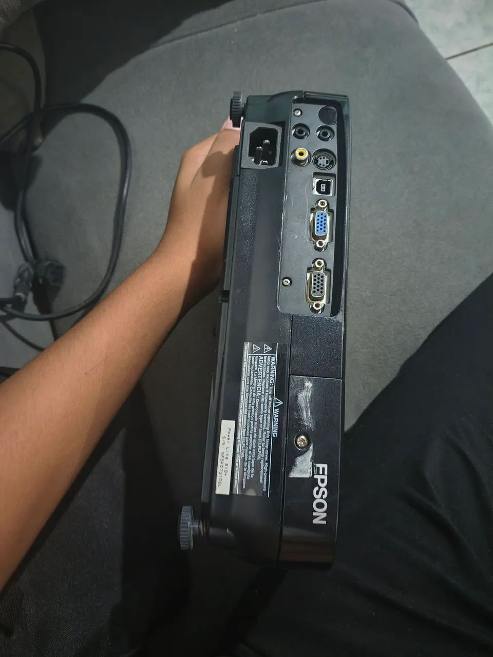 Vendo projetor Epson Power lite s10+ - Foto 4