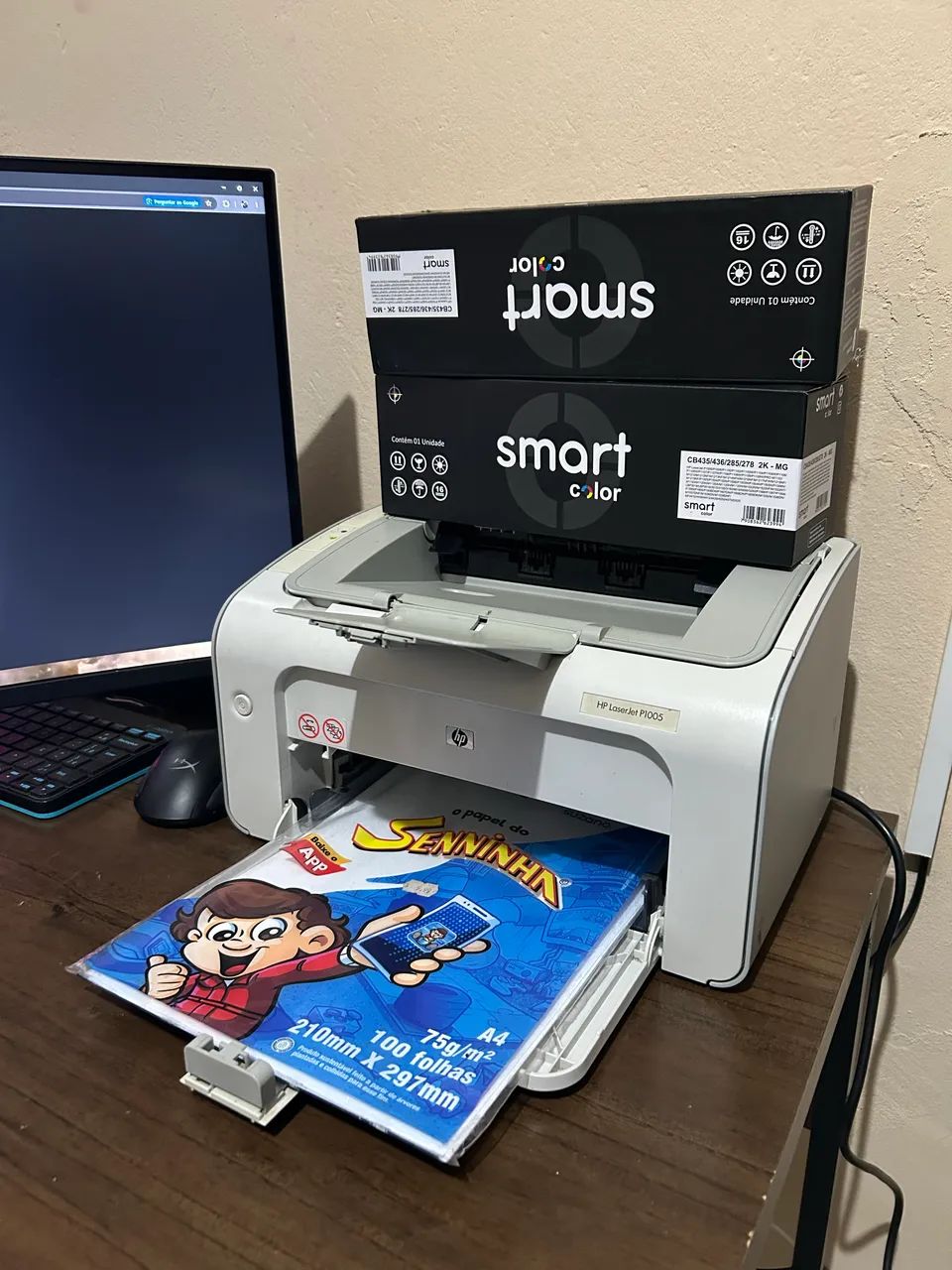 Impressora Hp 1005 com Toner cheio 