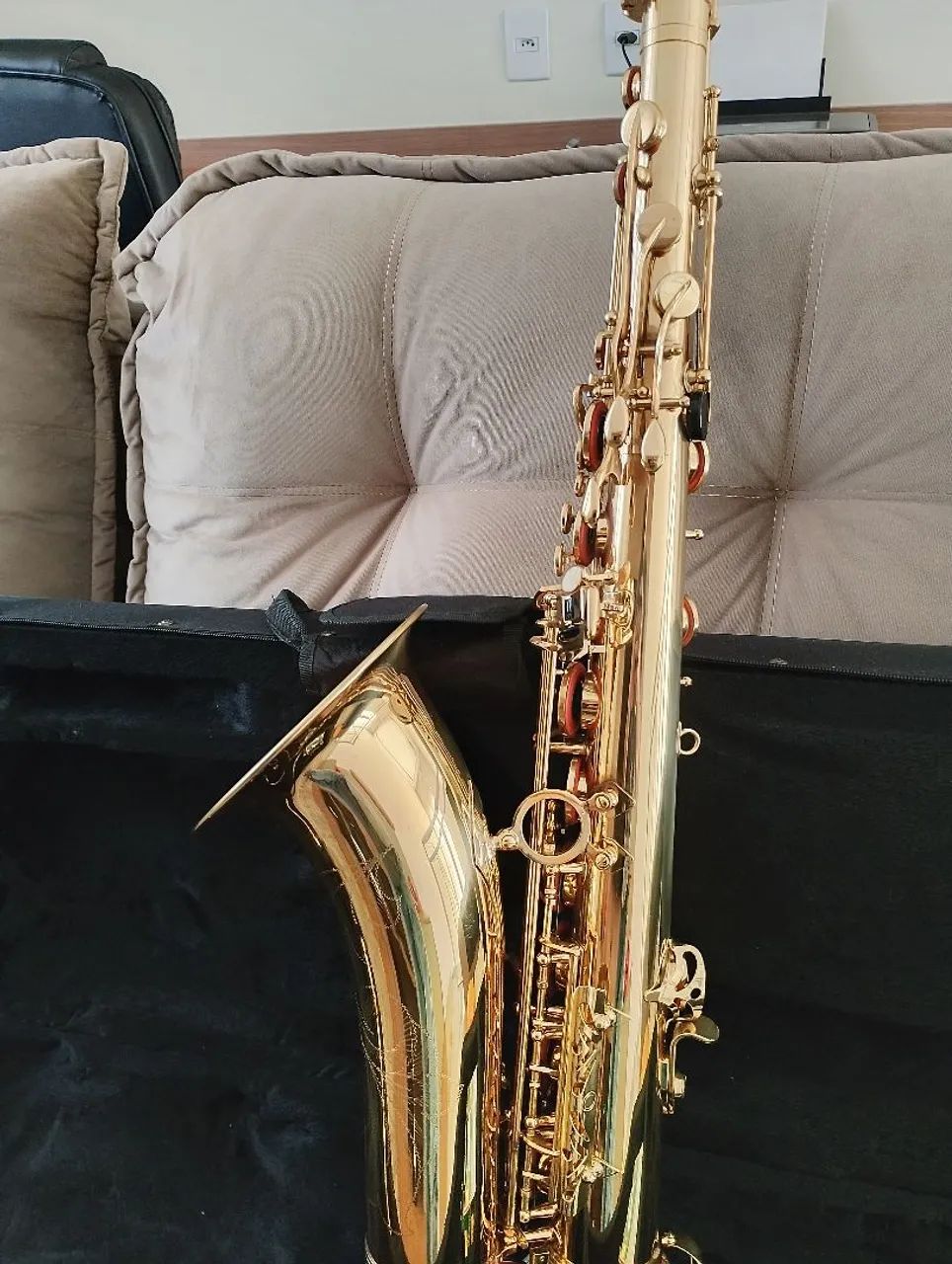Sax Tenor Dolphin Excelente  - Foto 3