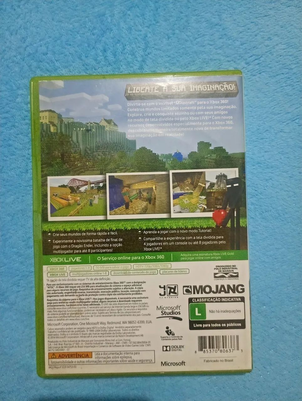 Minecraft Edition Xbox 360 FAT, SLIM e SUPER SLIM - Foto 2