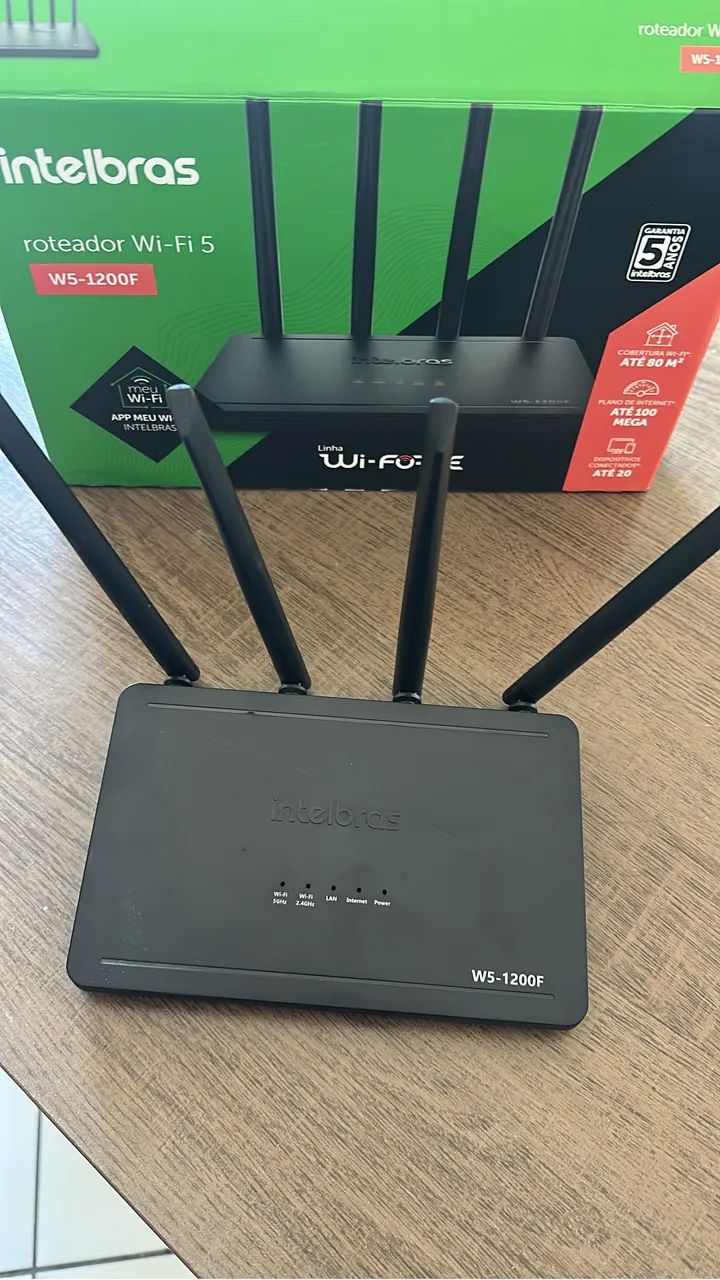 Roteador intelbras W5 1200F - Foto 2