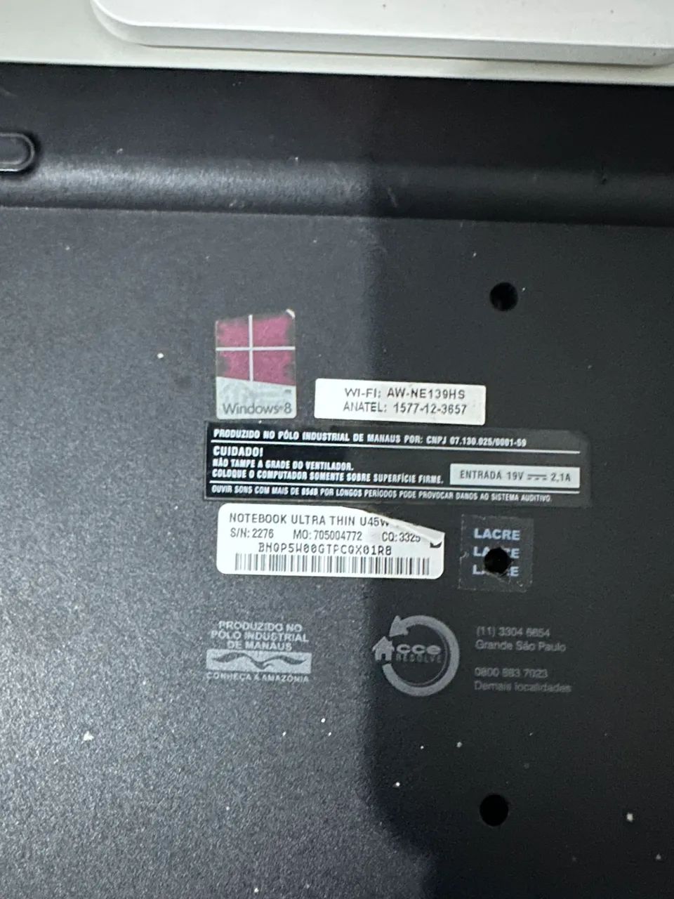 Notebooks Retirada de peças  - Foto 5