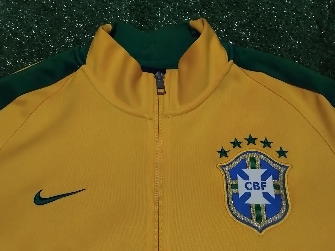 Jaqueta Brasil Seleção Brasileira N98 2014 Amarela - Foto 3