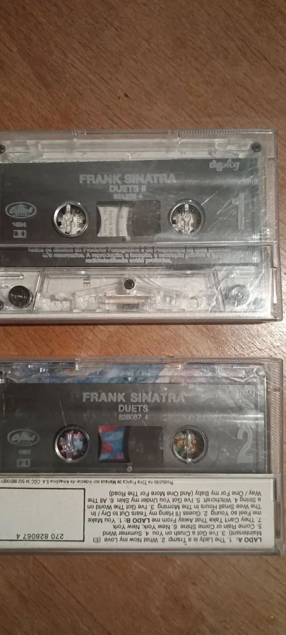 Fita cassete Frank Sinatra Duets 1 e 2 - Foto 2