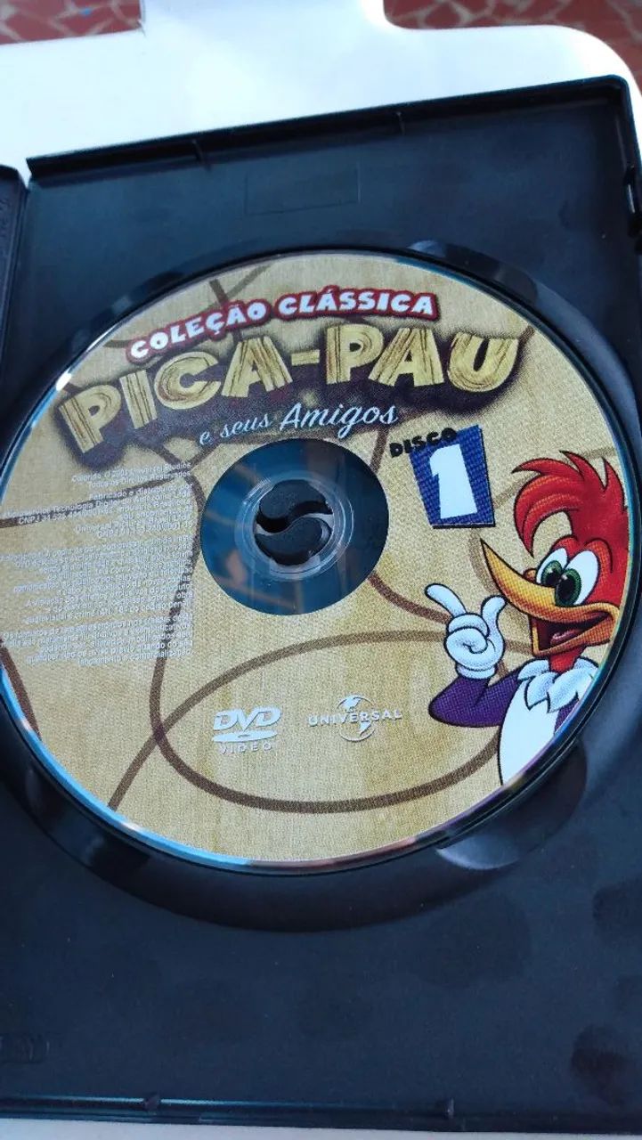 Kit dvd original pica pau vol. 1 e 3 usados.  - Foto 2